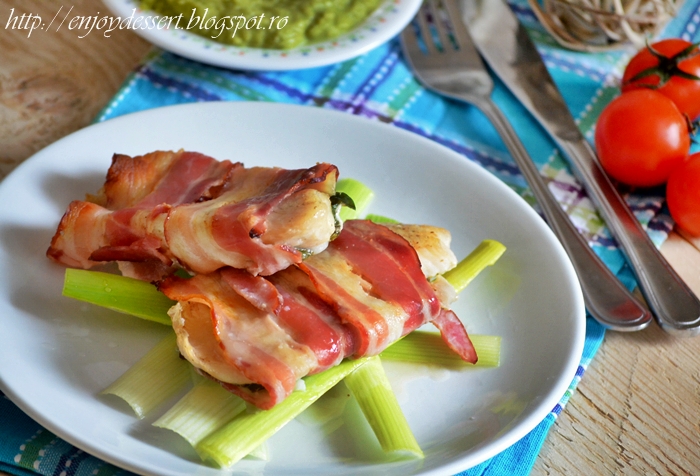 Tilapia in bacon
