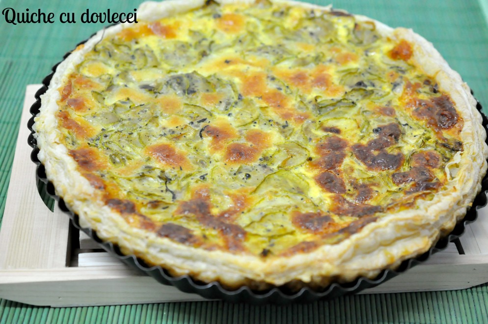 Quiche cu dovlecei