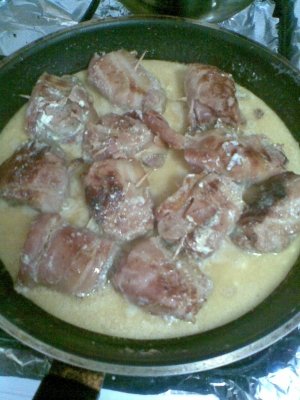 Muschiulet de porc invelit in bacon