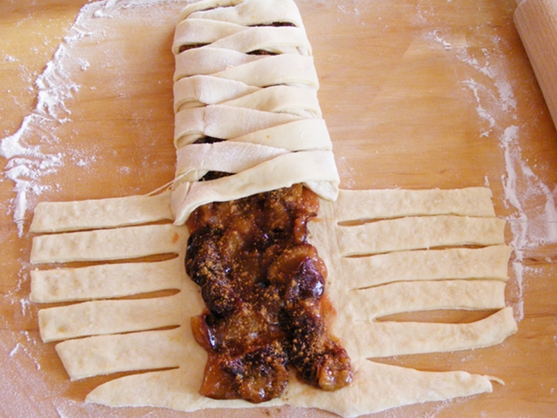 Strudel cu prune