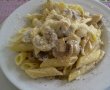 Penne cu piept de pui,ciuperci si smantana-5