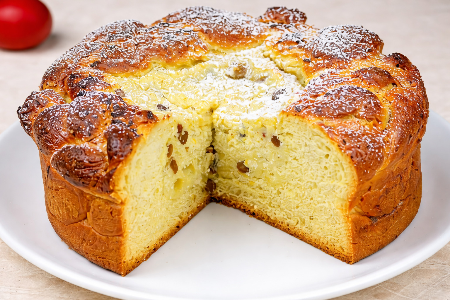 Pasca cu aluat de cozonac (reteta video)