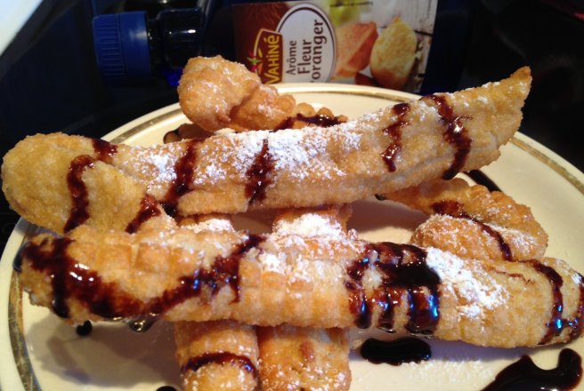 Churros cu apa de flori de portocale