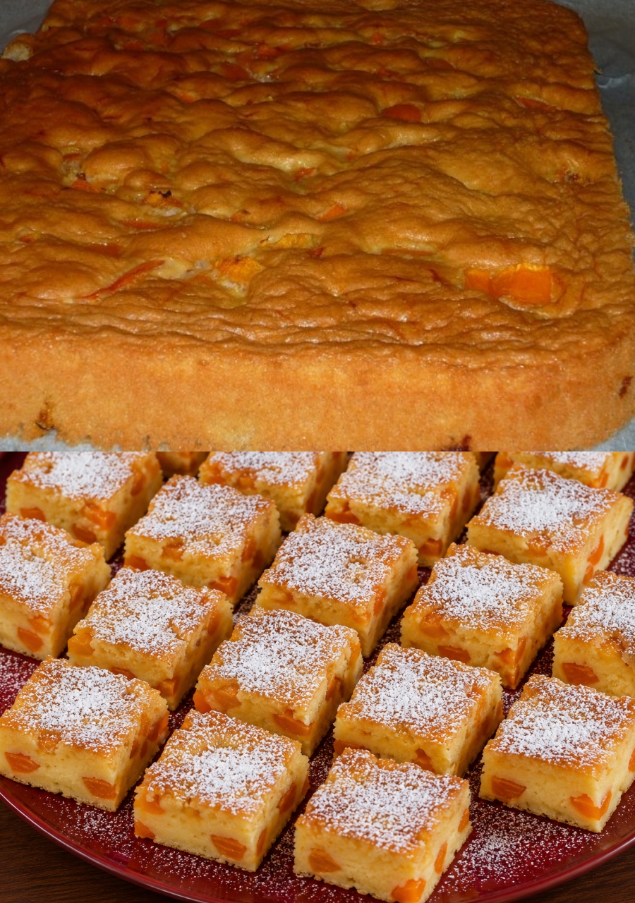 Desert pandispan cu caise