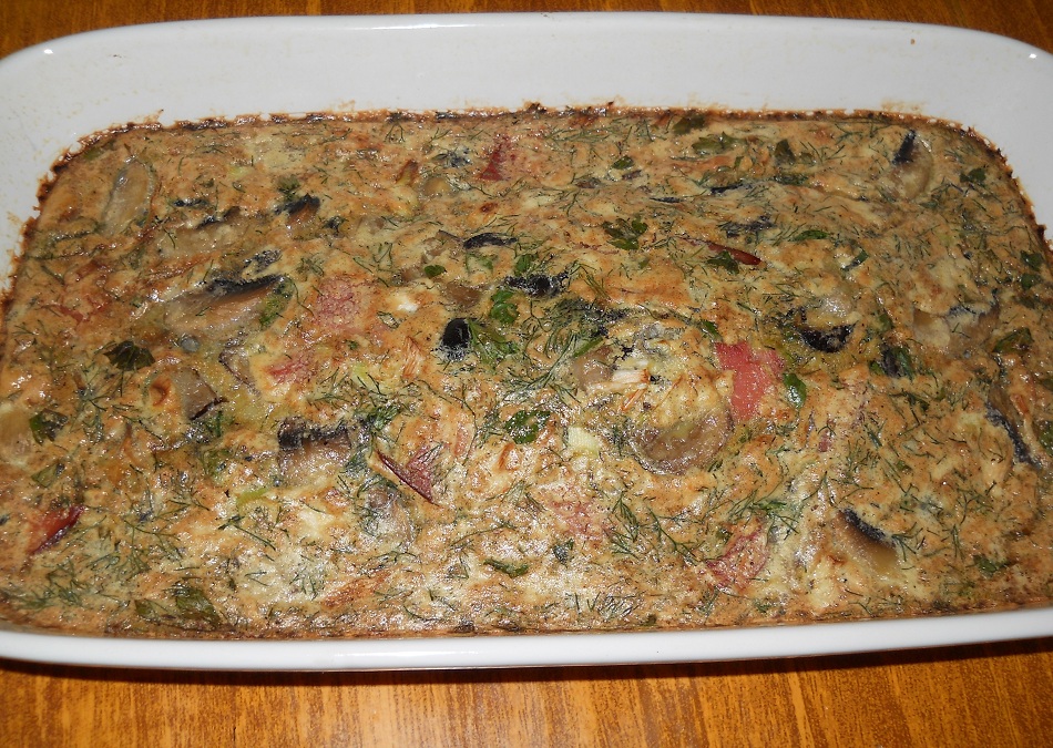 Fritatta cu ciuperci