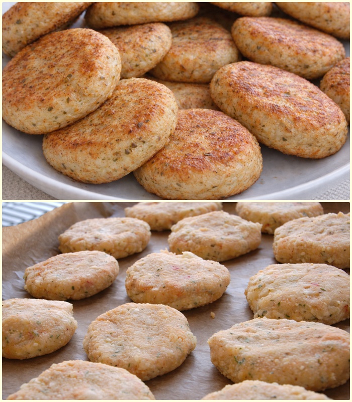 Chiftelute de cartofi cu branza telemea la cuptor