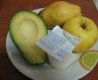 Piure de avocado cu branzica si fructe- de la 6 luni-1