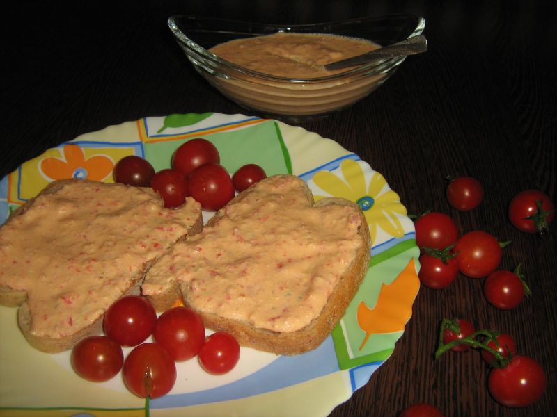 Pasta de branza cu ardei