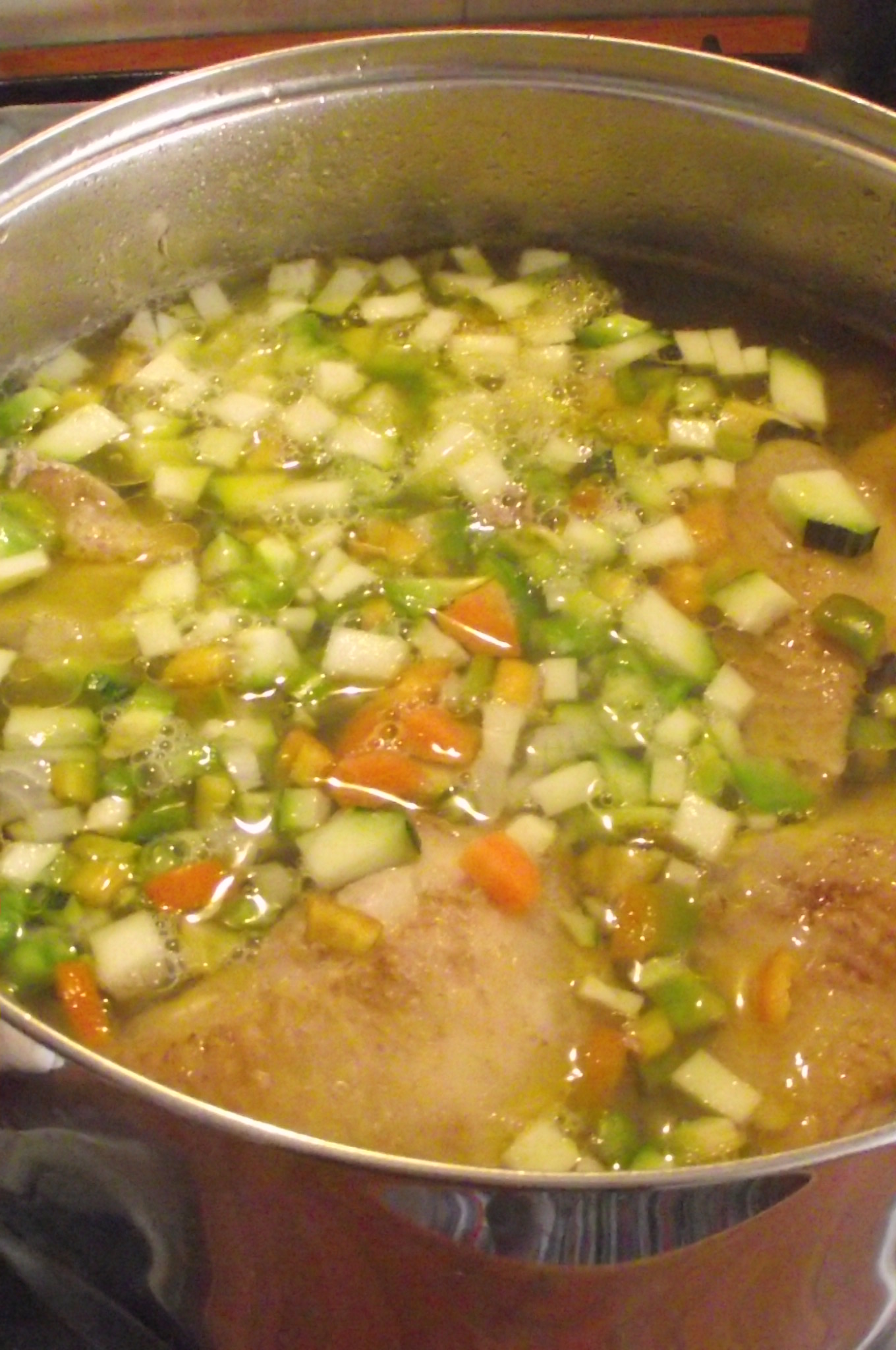 Supa de pui(pui de curte)