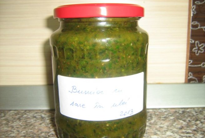 Busuioc verde in ulei