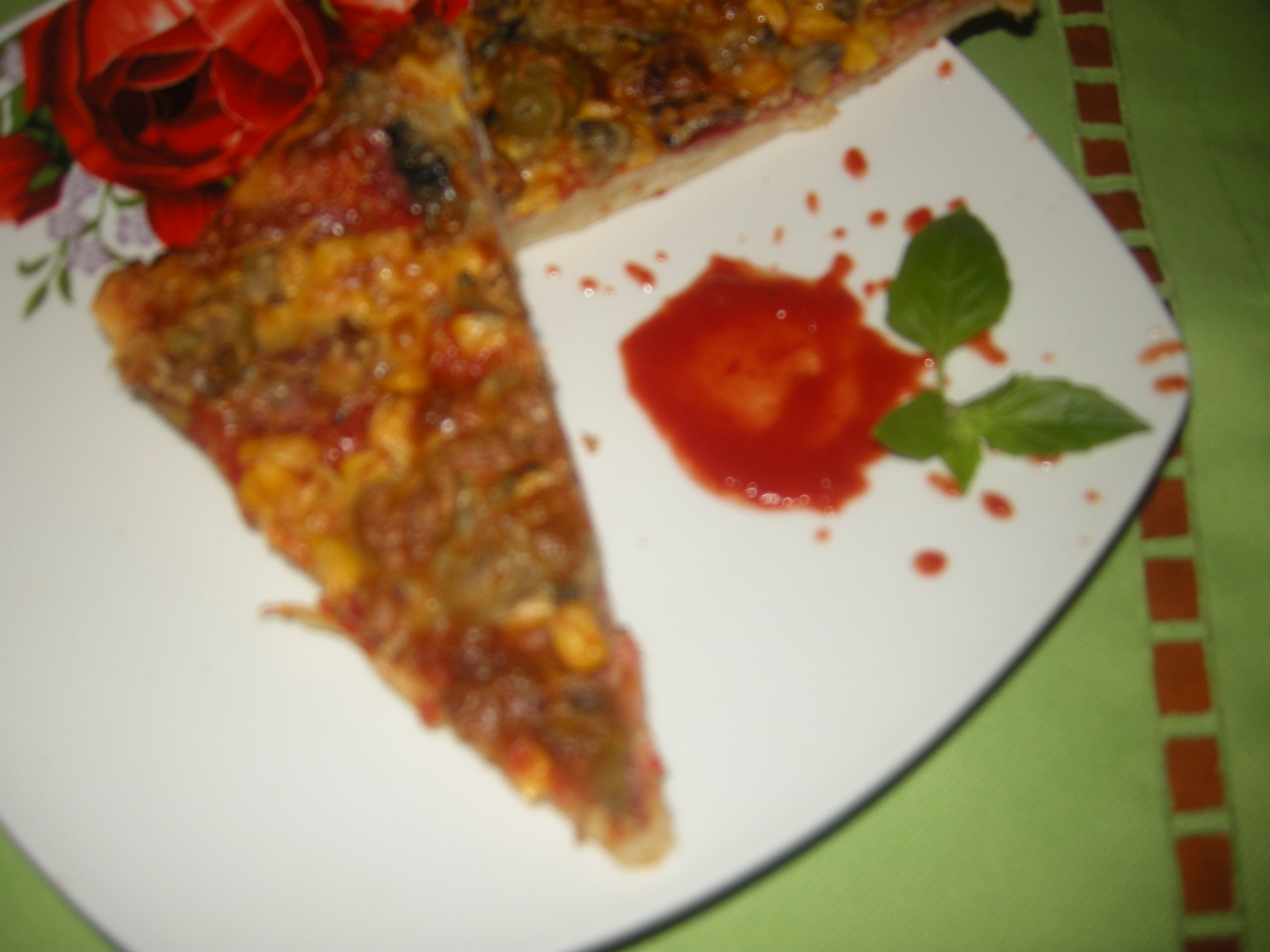 Pizza cu blat crocant