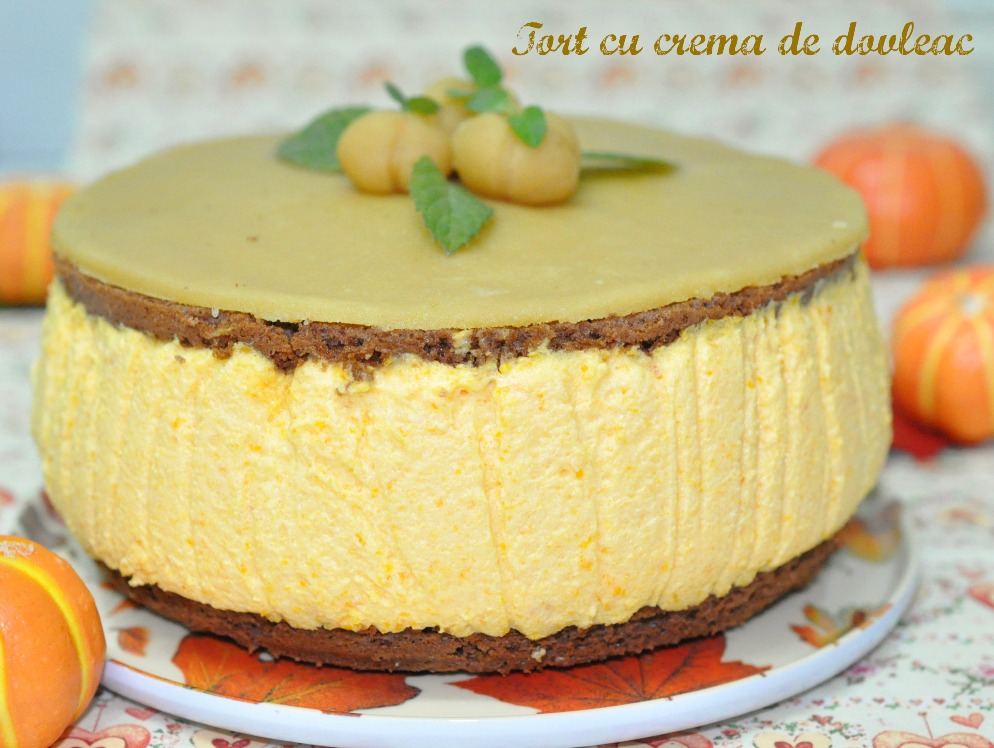 Tort cu crema de dovleac