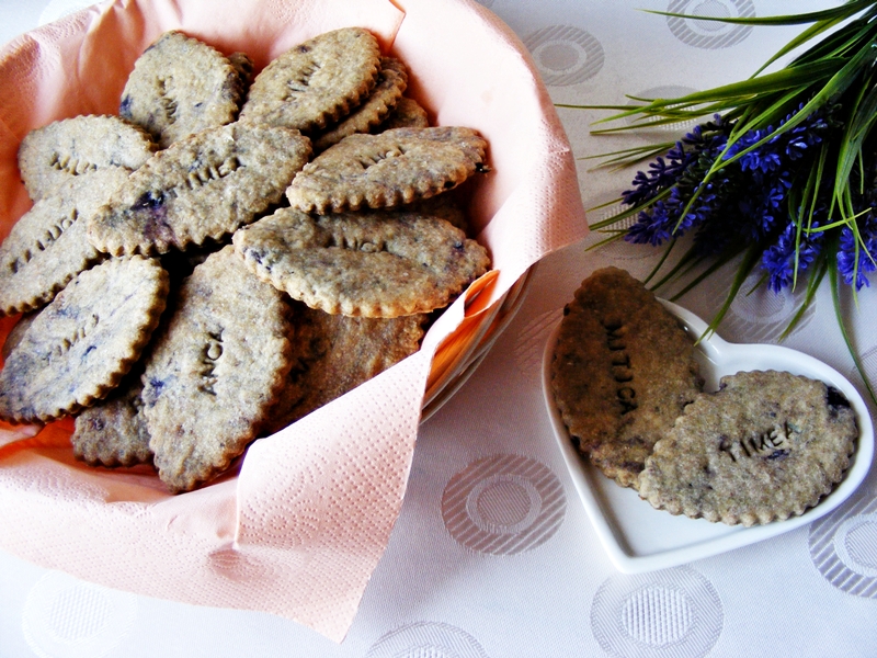 Biscuiti cu afine si lamaie