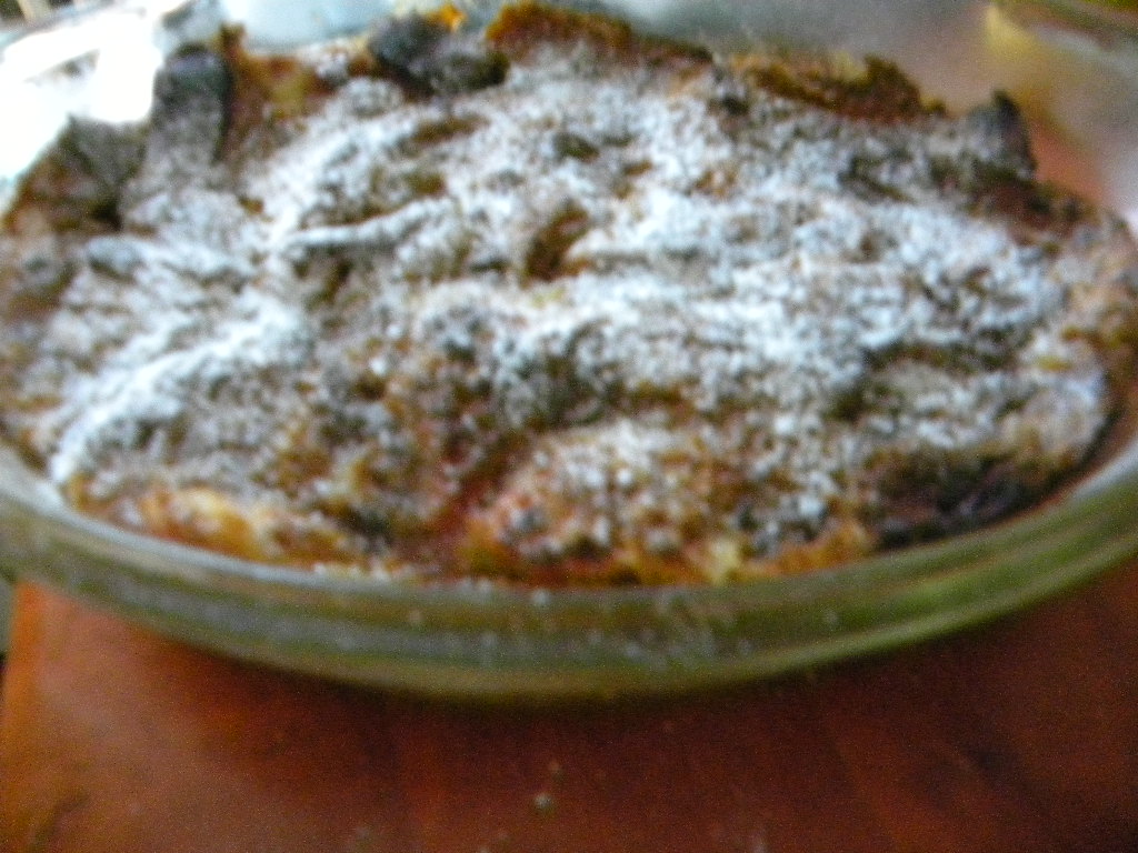 Panettone pudding cu crema caramel