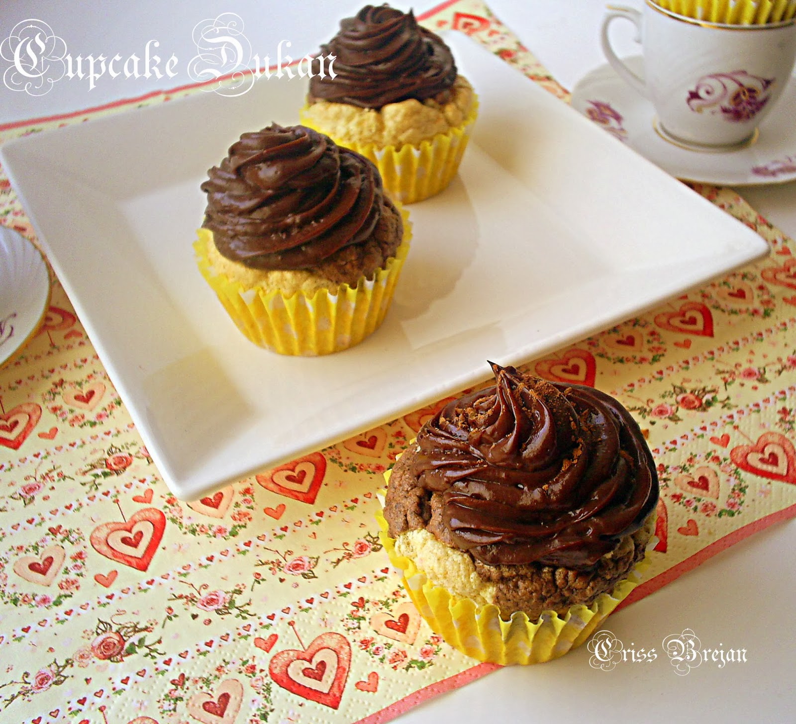 Cupcakes cu ciocolata - Dukan