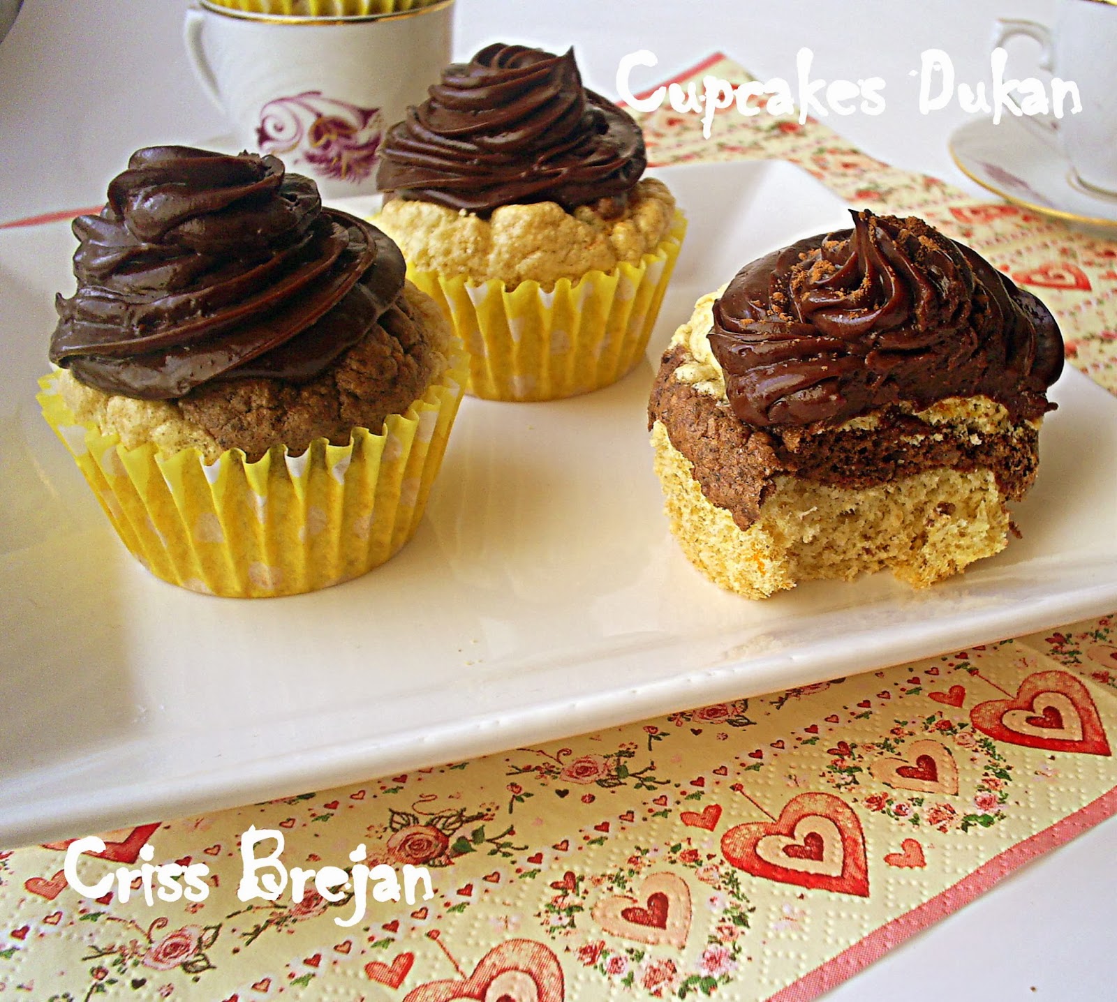 Cupcakes cu ciocolata - Dukan