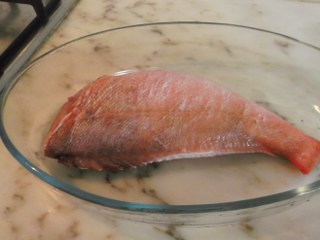 Red fish la cuptor