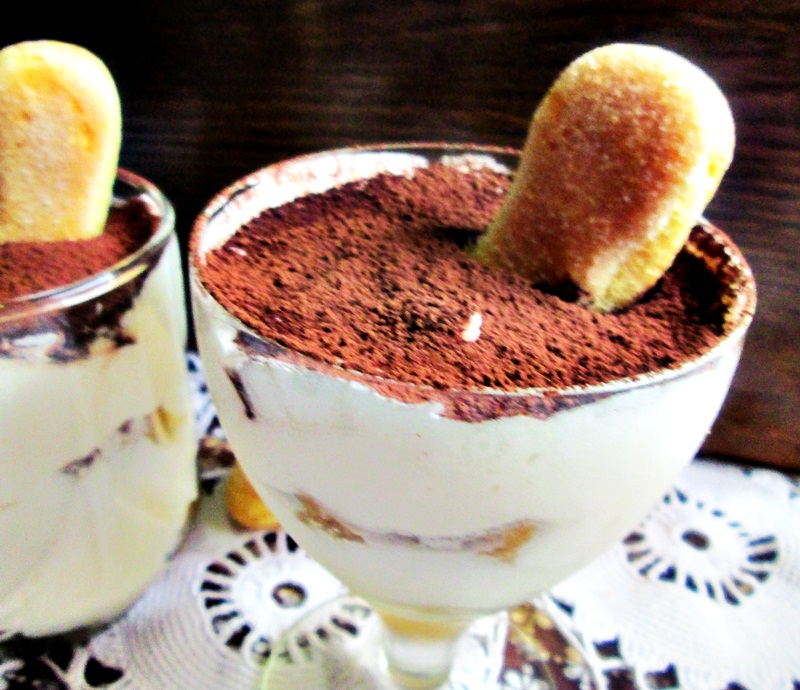 Tiramisu reţetă originală, la pahar