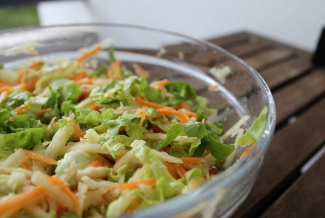 Salata de cruditati cu telina , mere si avocado