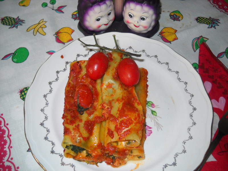 Cannelloni cu spanac