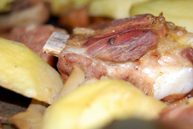 Friptura de porc  si costite