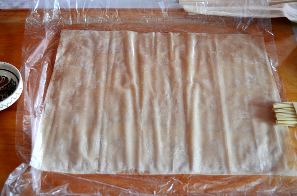 Strudel cu fructe de padure