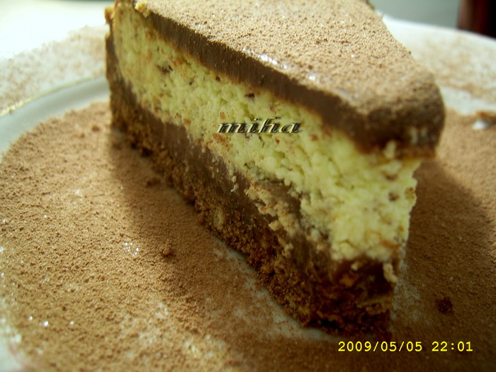 Cheesecake cu ciocolata