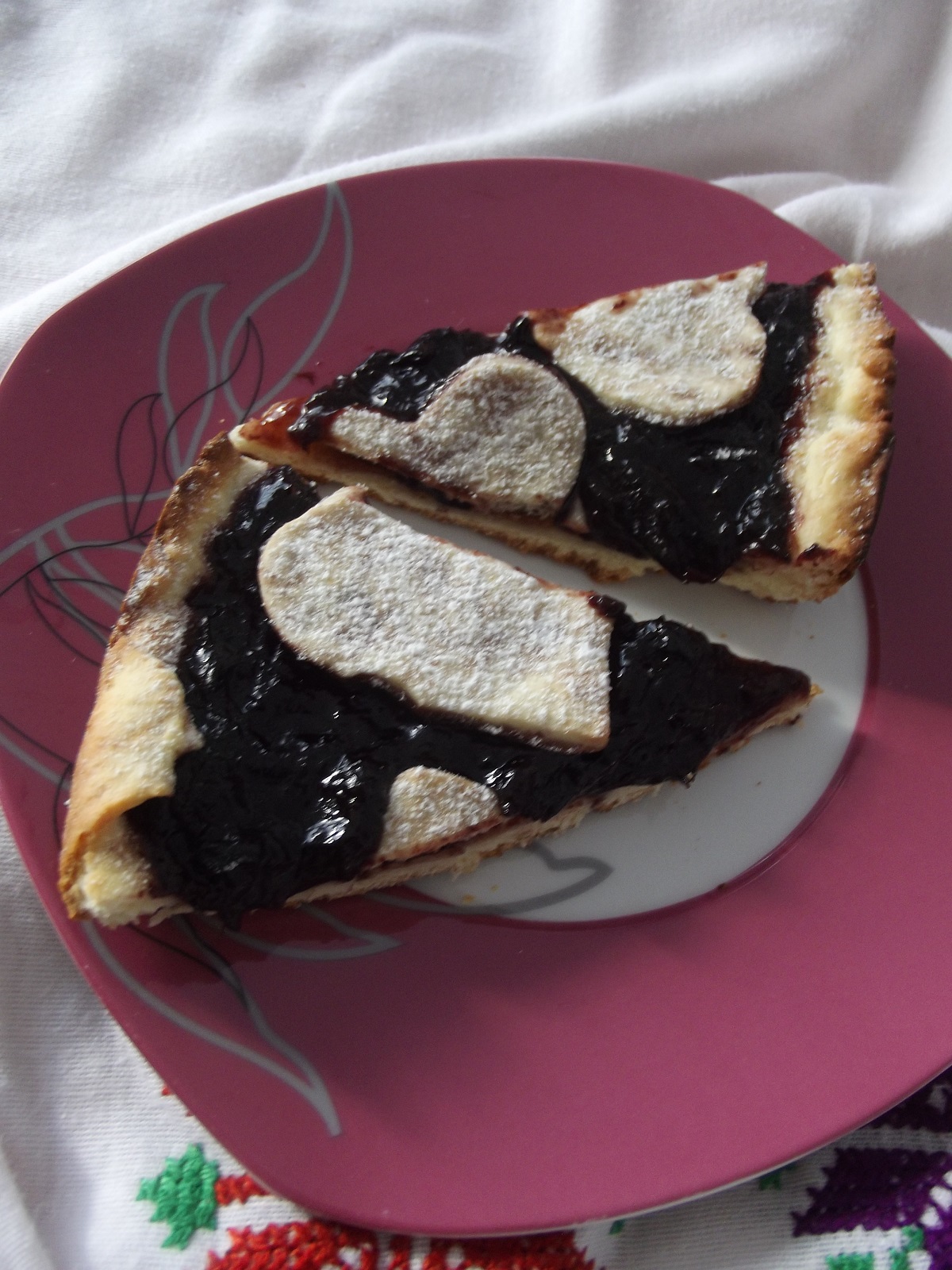 Tarta cu gem de prune