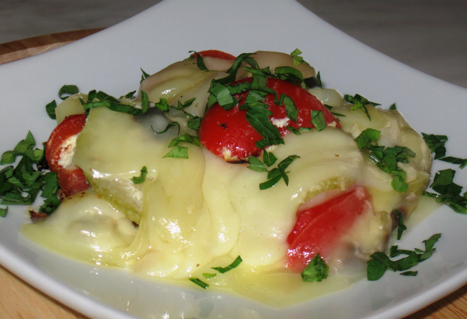 Dovlecei gratinati