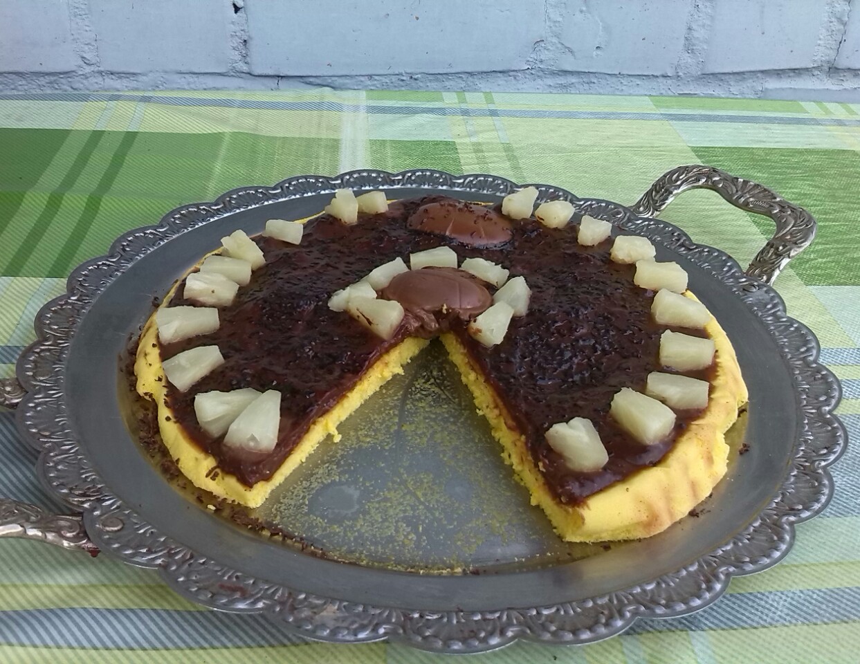 Tarta cu budinca de ciocolata