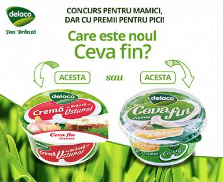 Concurs pentru mamici cu premii pentru cei mici: Ghiceste noul ambalaj Cremă de brânză!