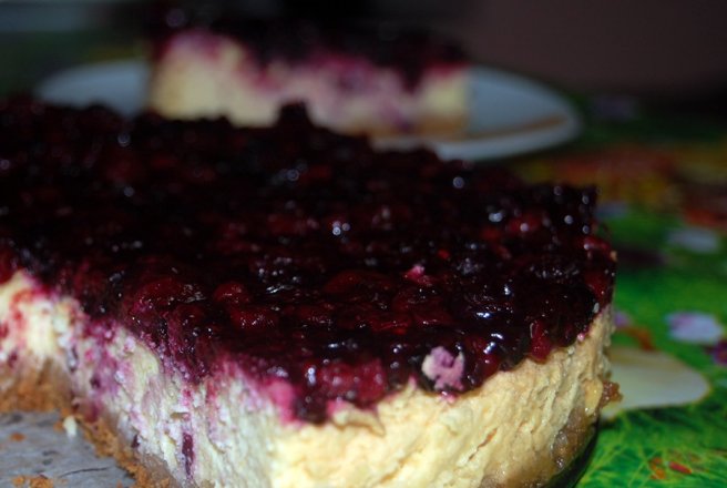 Cheesecake cu fructe de padure