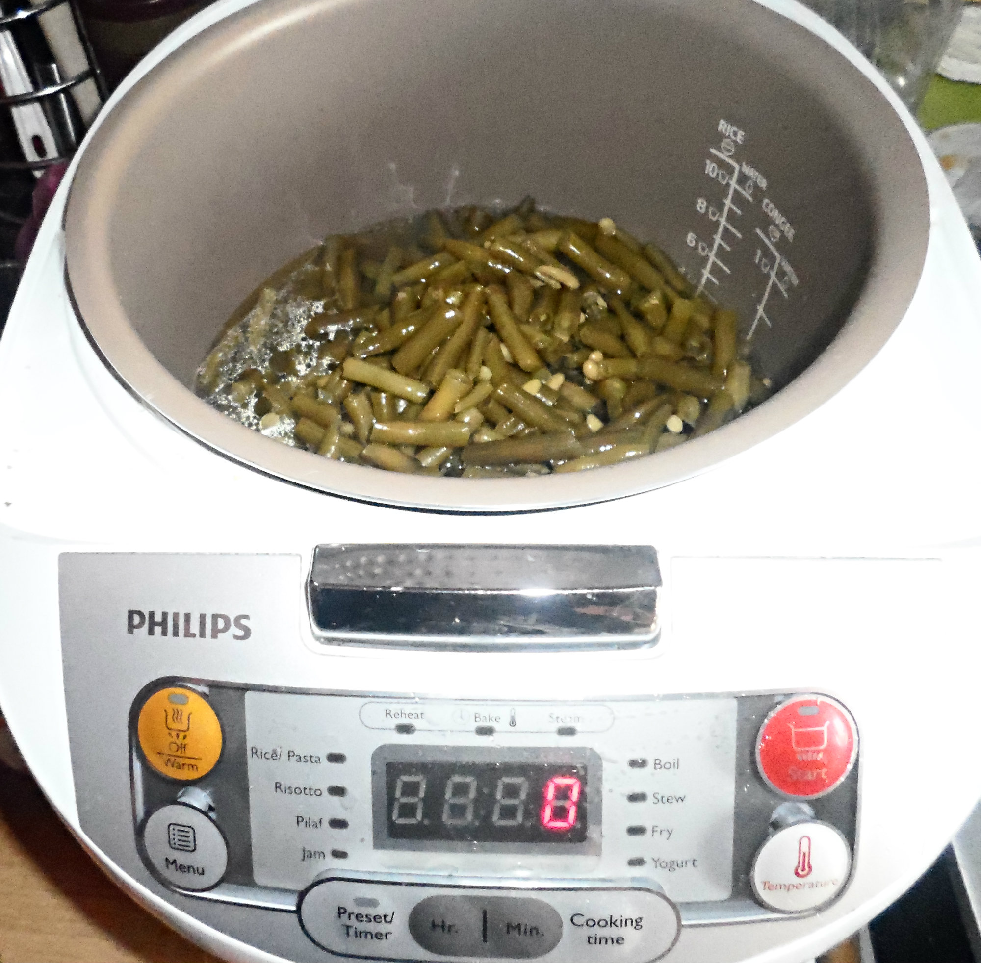 Mancare de fasole verde (Multicooker)