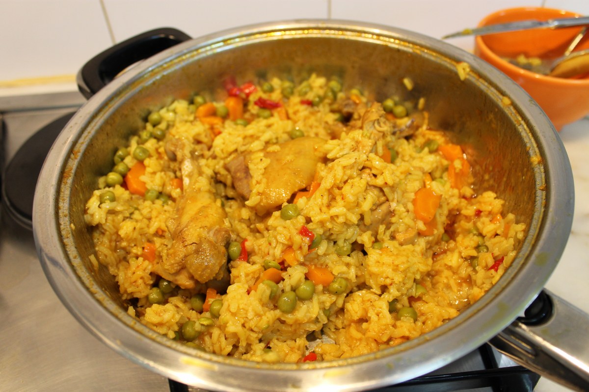 Paella de pui