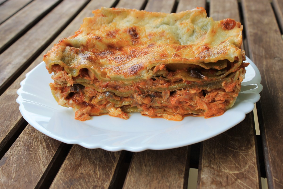 Lasagna cu ton si sardine