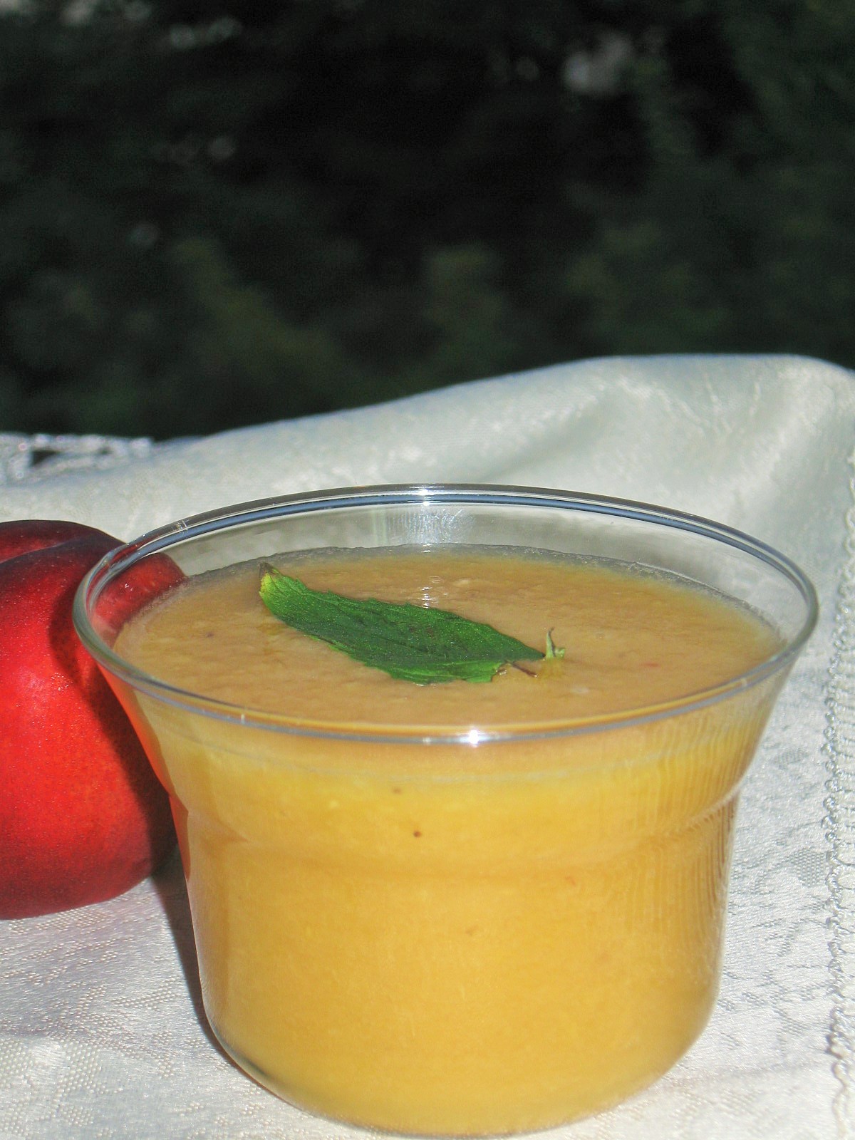 Smoothie cu banane si nectarine