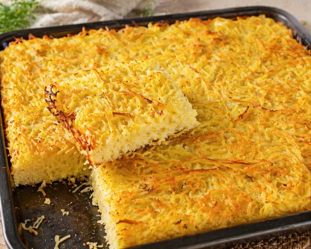 Spaghete cu branza (la cuptor)