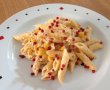 Penne cu ton,porumb ,piper rosu si vodca-5