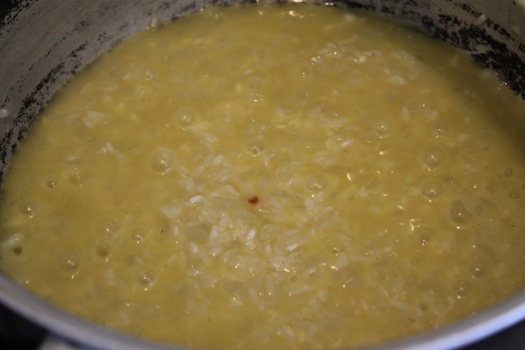 Risotto de somon