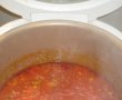 Spaghete cu sos roșu, ciuperci, capere și măsline verzi-3