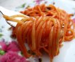 Spaghete cu sos de rosii si ardei copt-1