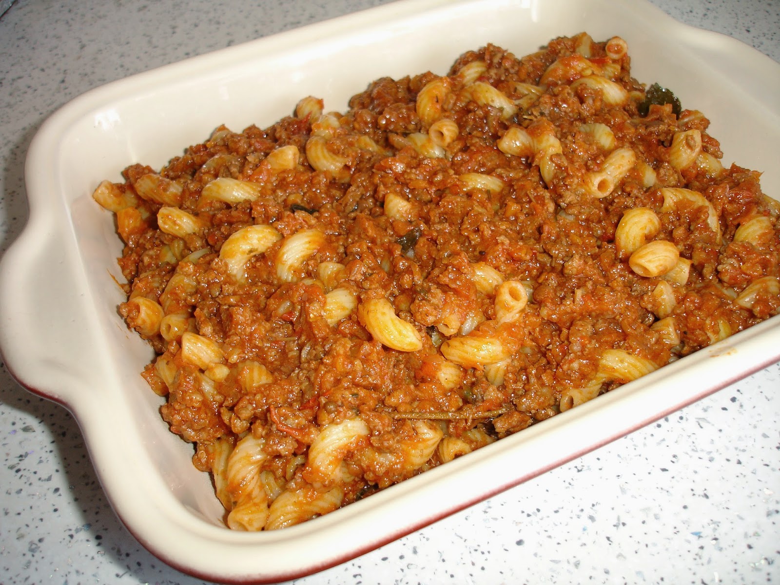 Paste bolognese gratinate