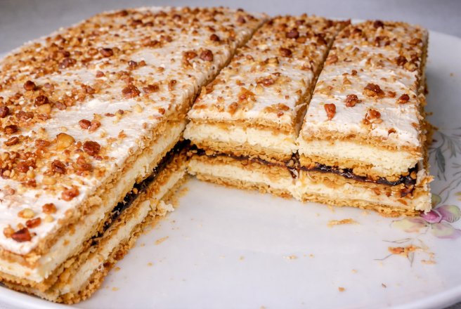 Desert prajitura in foi