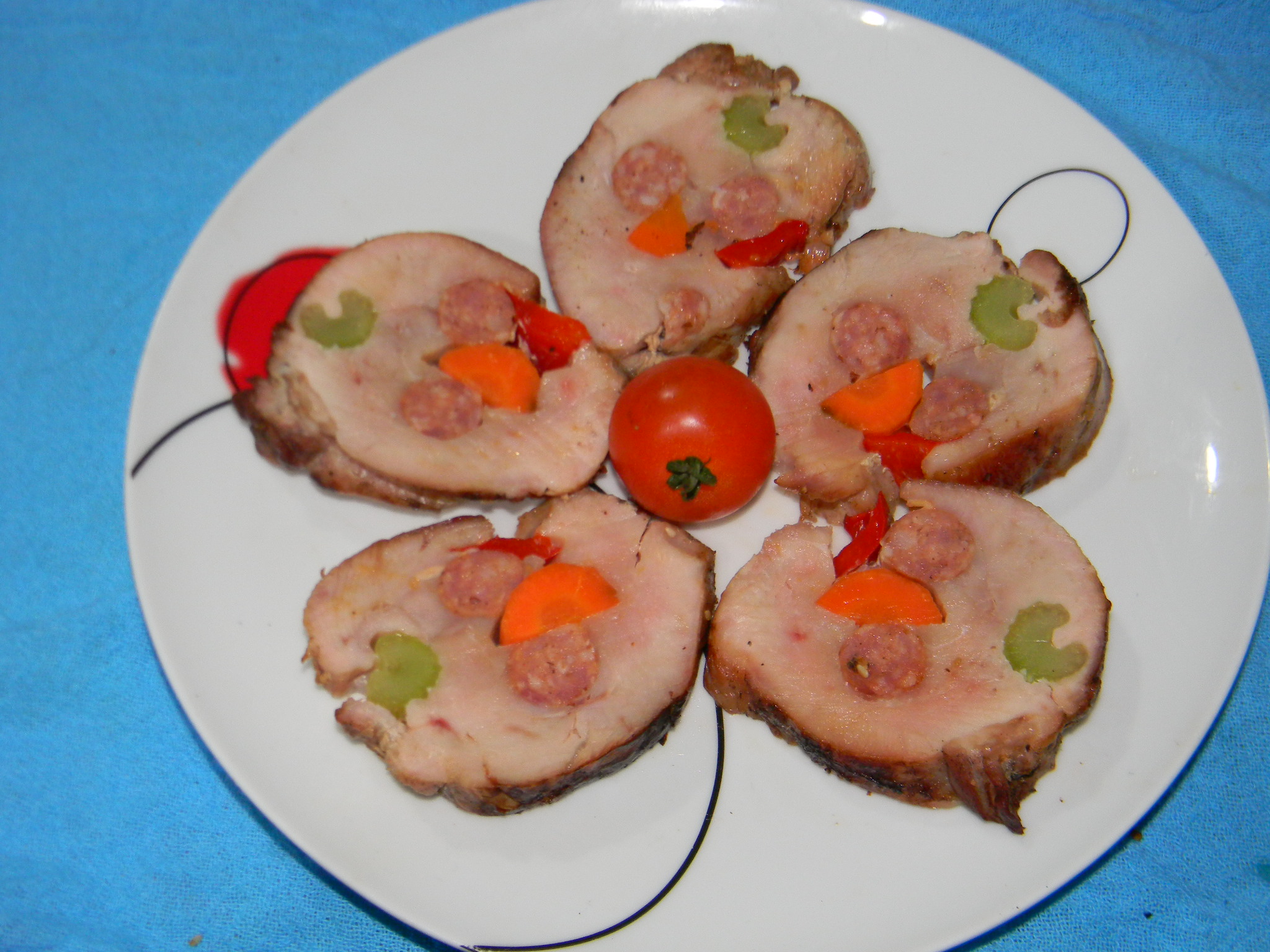 Vitel cu legume la cuptor