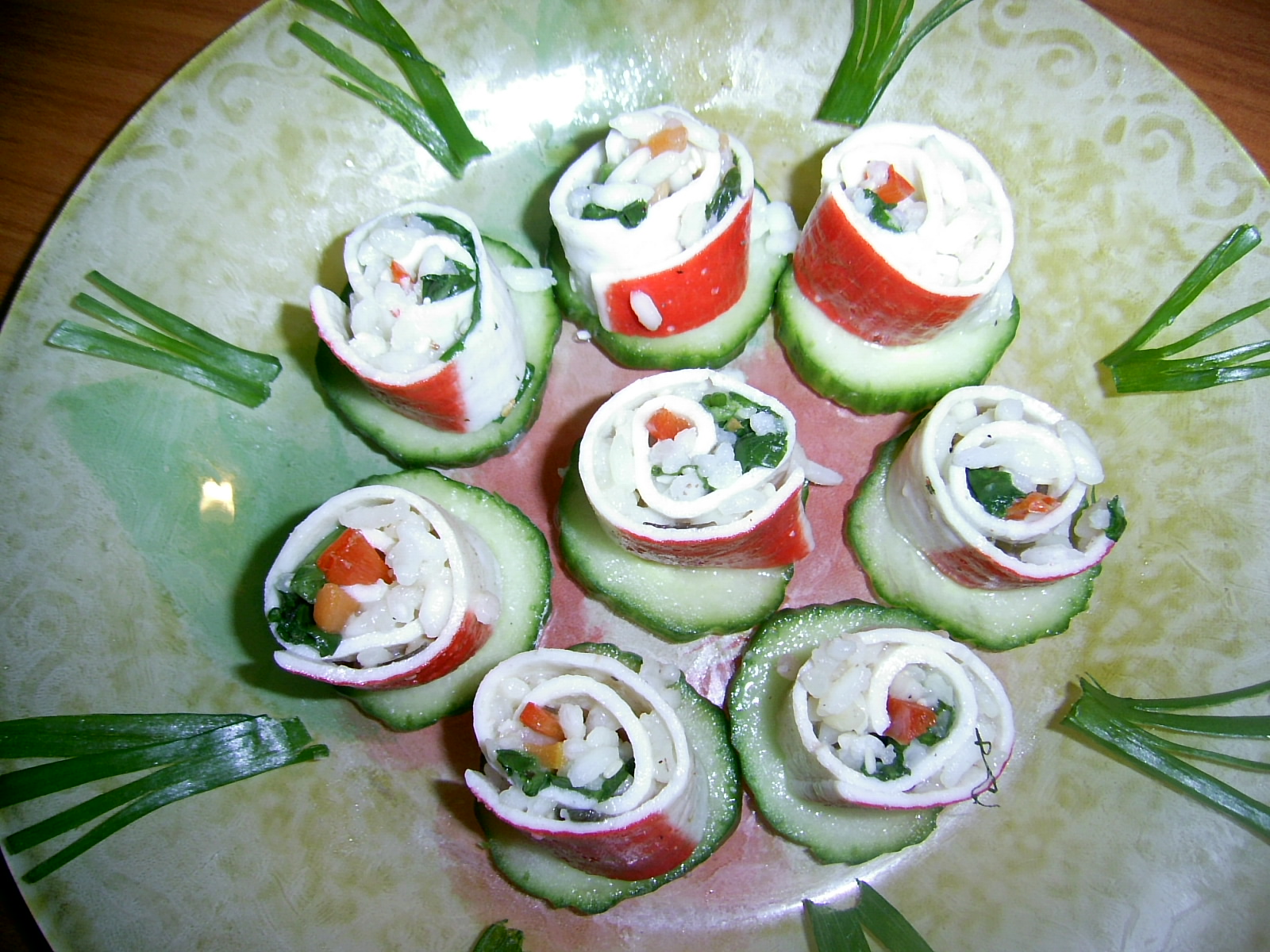 Rulouri cu surimi