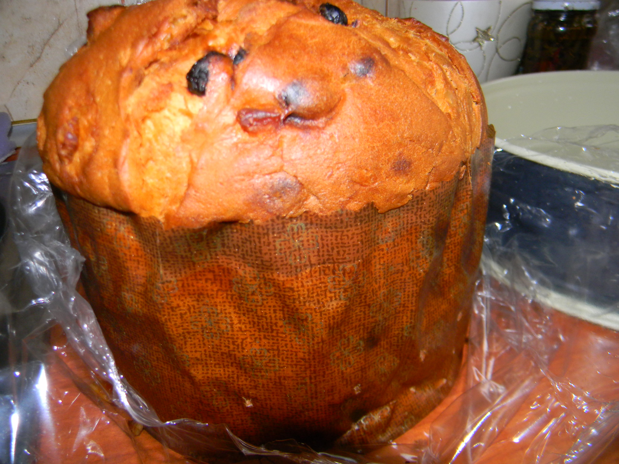 Panettone umplut cu inghetata