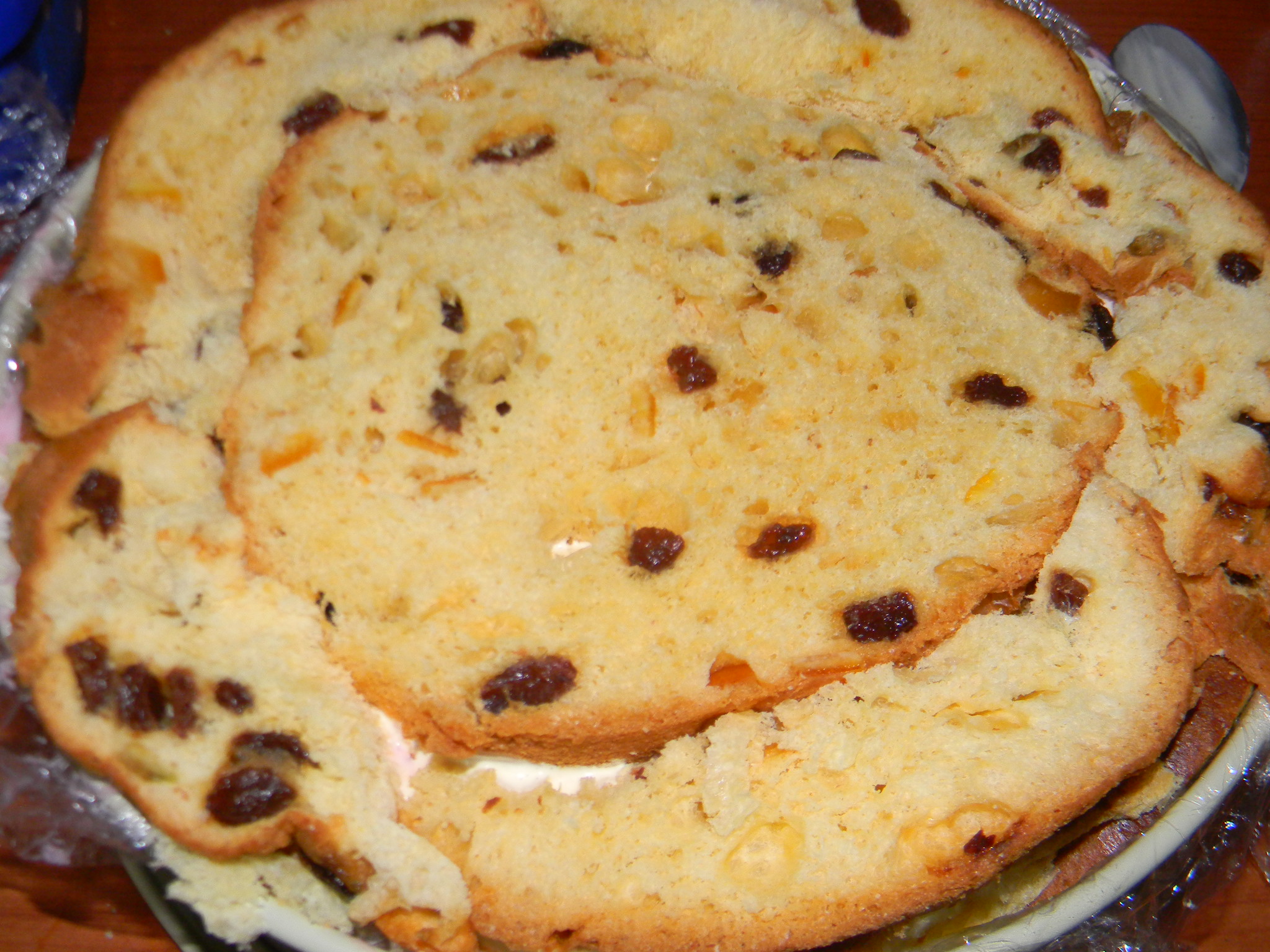 Panettone umplut cu inghetata