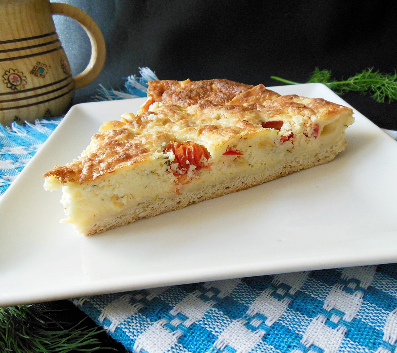 Quiche cu branzeturi