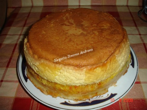 Tort crema de zahar ars