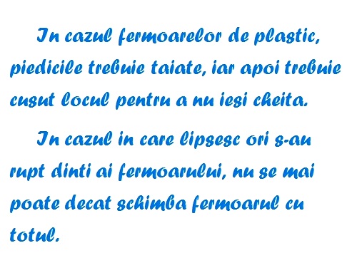 TUTORIAL - Cum sa inlocuiesti o cheita de fermoar defecta